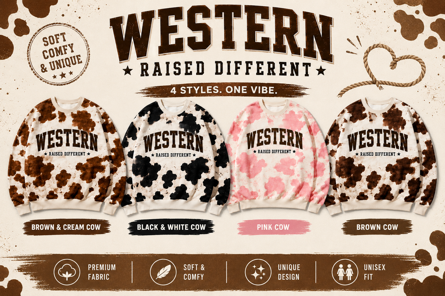 Handmade Western Sweatshirts