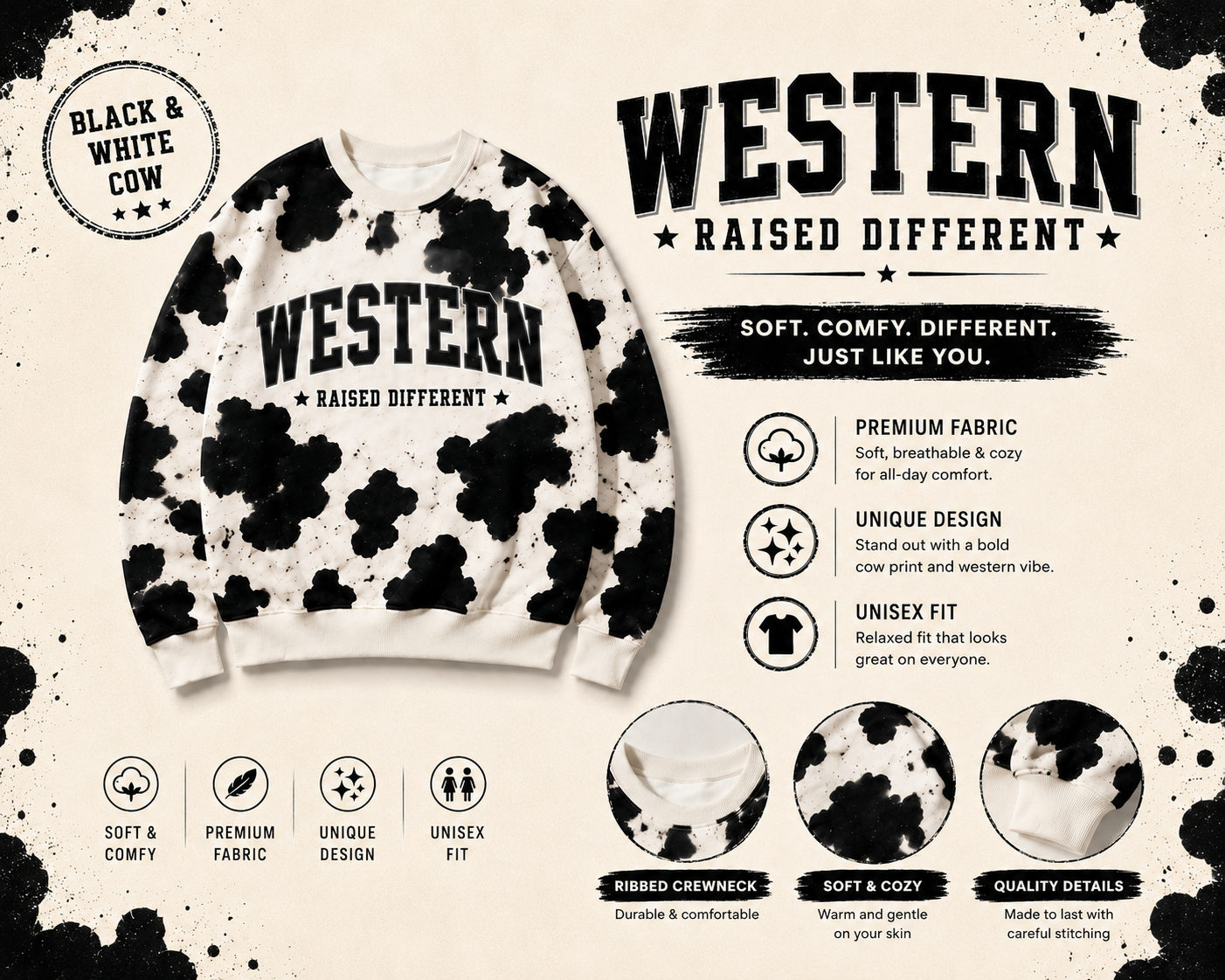 Handmade Western Sweatshirts