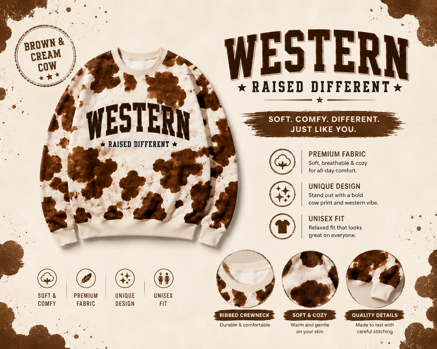 Handmade Western Sweatshirts
